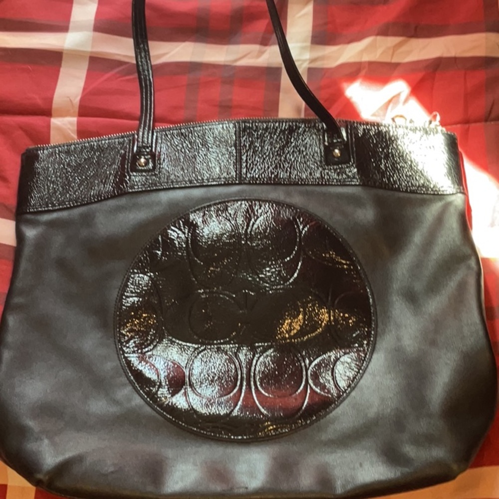 Coach Black Tote Bag